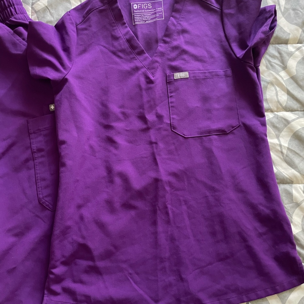 Figs Ultraviolet Purple Set - xxs/xsp